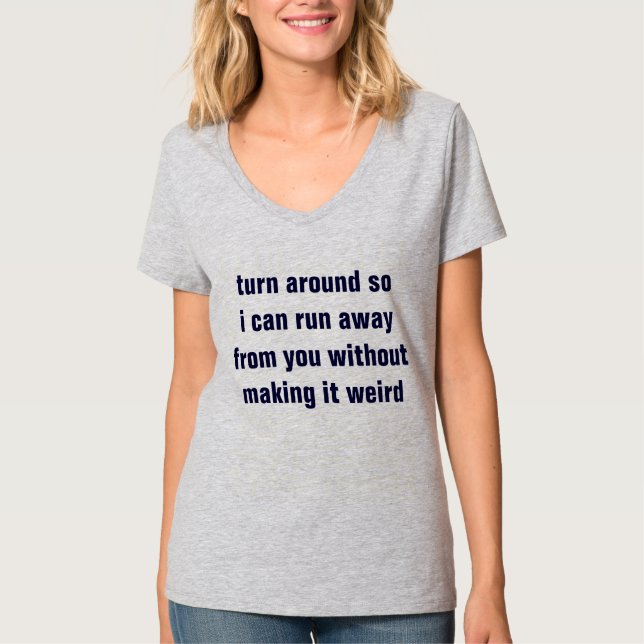 for the quick and socially anxious T-Shirt (Front)