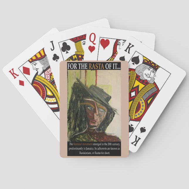 FOR THE RASTA OF IT POKER CARDS (Back)