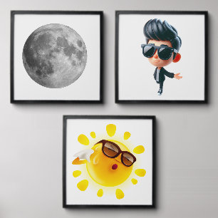 For the Sun Design Peel And Stick Photo Tile