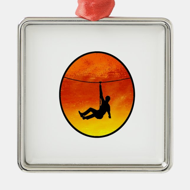 FOR THE THRILL METAL ORNAMENT (Front)