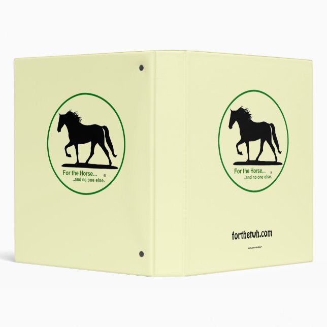 For The TWH Logo 3 Ring Binder (Background)