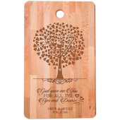 For the Ups and Downs Bamboo Cutting Board (Front)