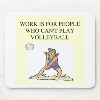 for the volleyball player mouse pad