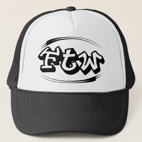 For The WIn _ FTW 2 Trucker Hat