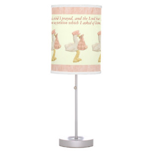 For this child I prayed - Daughter - I Samuel 1:27 Table Lamp