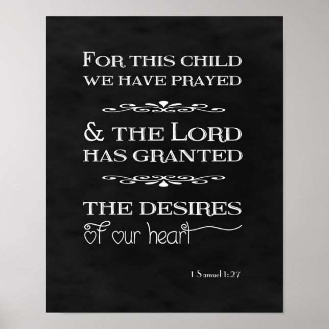 For This Child Poster (Front)