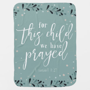 scripture swaddle blanket