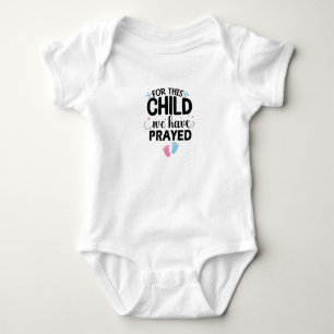 For This Child We Have Prayed,baby shower gift Baby Bodysuit