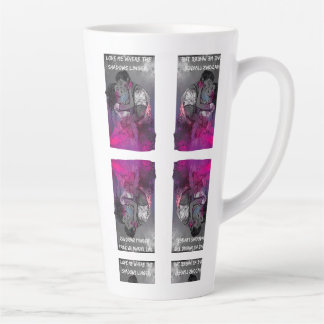 For those who fall in love where the light dares.. latte mug