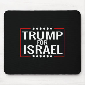 For Trump 2020 Hebrew Rally Sign-jewish Israel  Mouse Pad