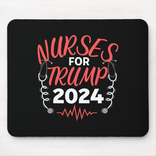 For Trump 2024 Election  Mouse Pad (Front)