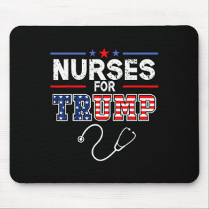 For Trump 2024 Support Donald Trump - America Flag Mouse Pad