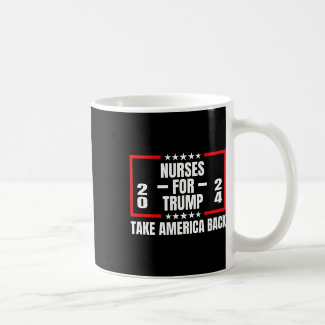 For Trump 2024 Take America Back  Coffee Mug (Right)
