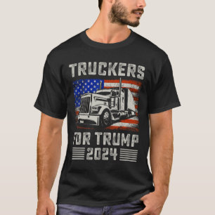 For Trump American Flag - Trump 2024 Vintage T-Shirt