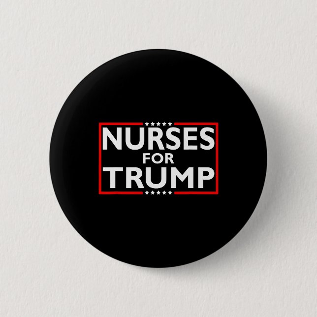 For Trump President Election 2024  Button (Front)