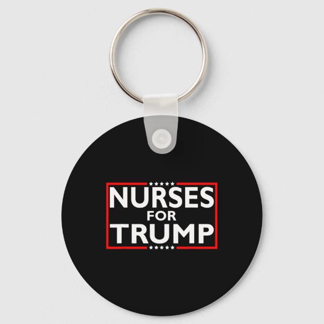 For Trump President Election 2024  Keychain (Front)