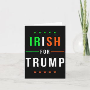 For Trump Pro President Donald Trump Supporter Gif Card