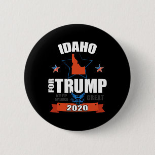 For Trump Trump Pro President Donald Trump Support Button