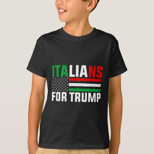 For Trump Usa Flag Trump 2024 Elections Pro Trump  T_Shirt