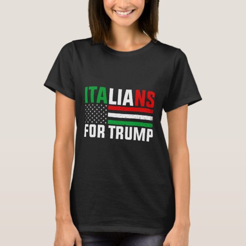 For Trump Usa Flag Trump 2024 Elections Pro Trump  T_Shirt