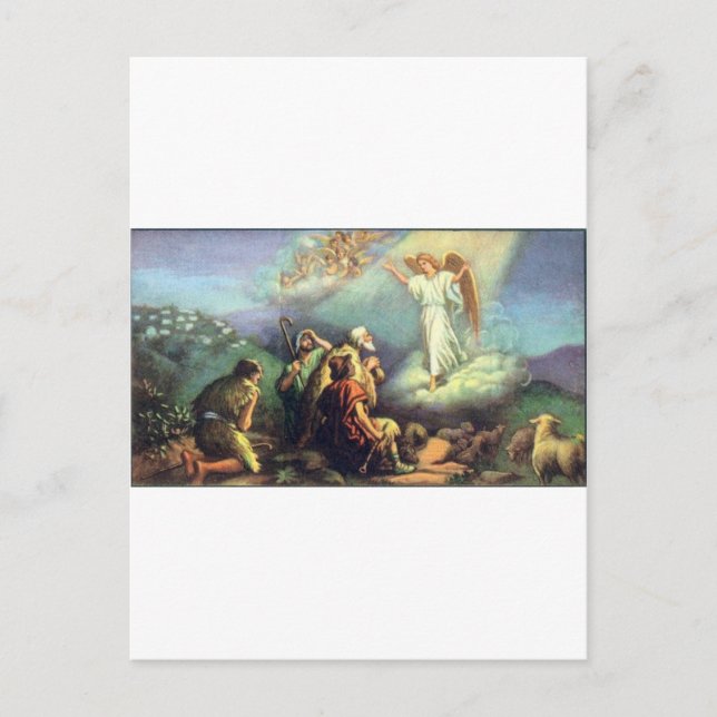 For Unto Us a Child is Born! Postcard (Front)