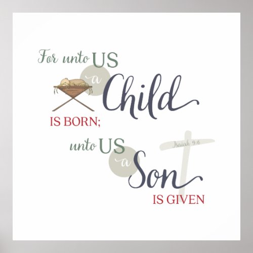 For Unto us a Child is Born Poster