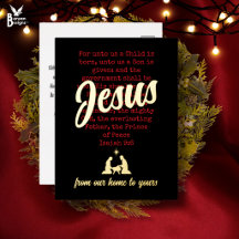 FOR UNTO US JESUS Christmas