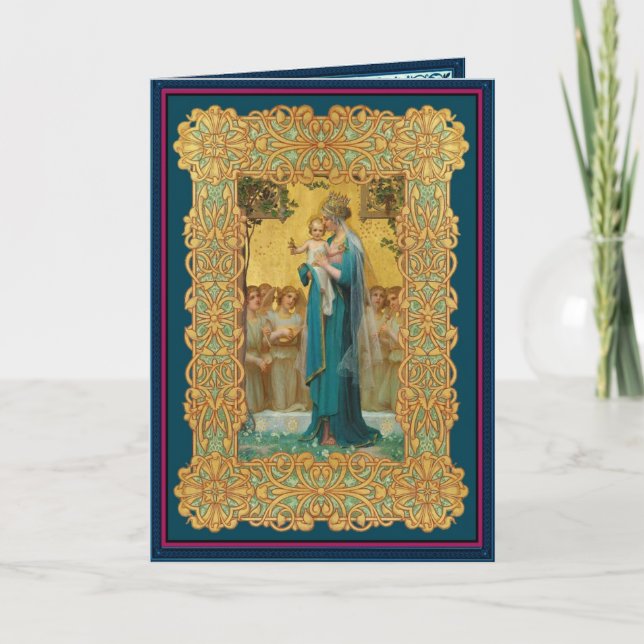 For Unto You A Child Is Born Holiday Card (Front)