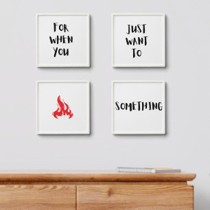 For When You Just Want To Burn Something Peel And Stick Photo Tile