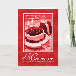 for Wife Valentine's Day Romance Holiday Card