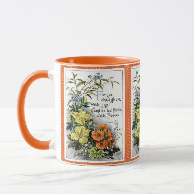 For Ye Shall Go Out With Joy Mug (Left)