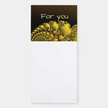 For You Magnetic Notepad by MehrFarbeImLeben at Zazzle