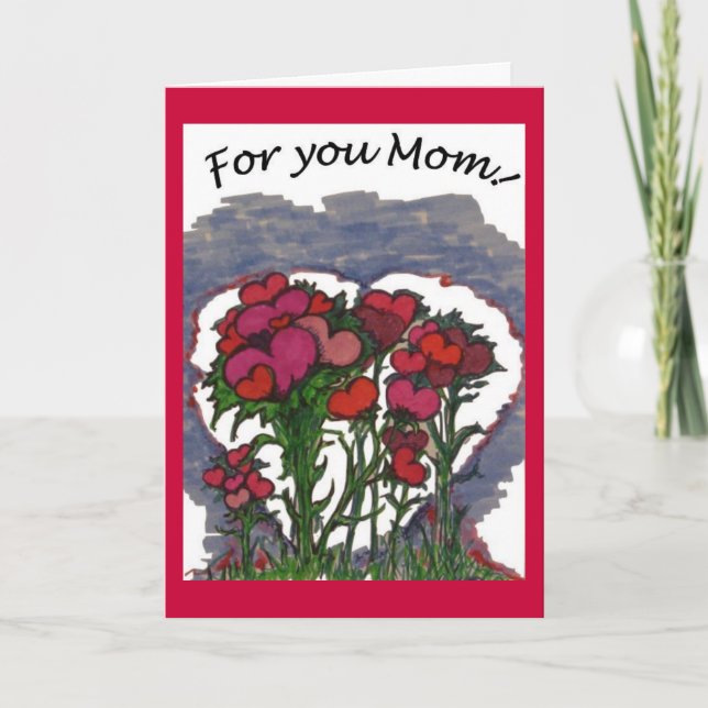 For You Mom Mother's Day Card (Front)
