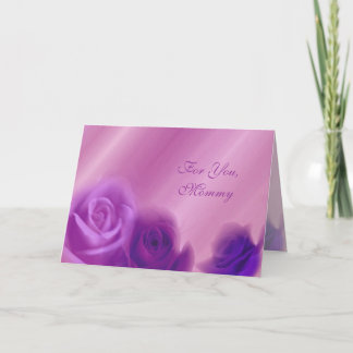 For You  Mommy - Mother's Day Card
