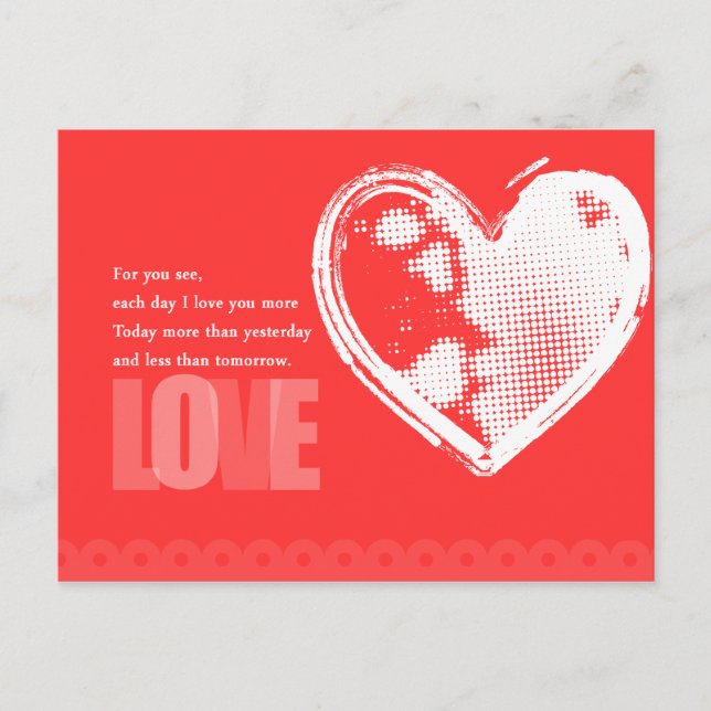 For You See Love Postcard (Front)