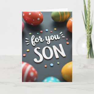 For You Son Celebration Card