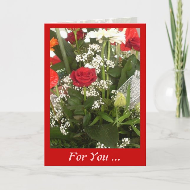 For You Valentine's Day Card (Front)