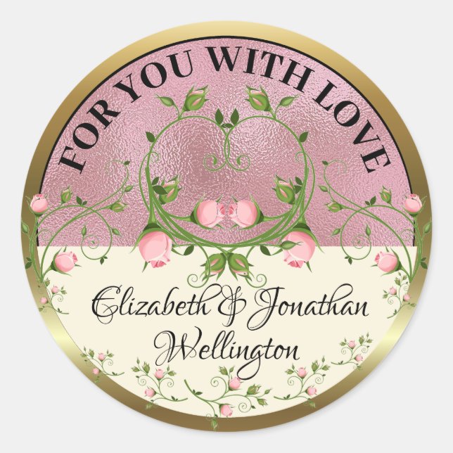 For You With Love Sticker (Front)