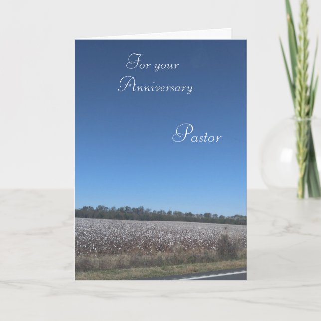 For your Anniversary Pastor Card (Front)