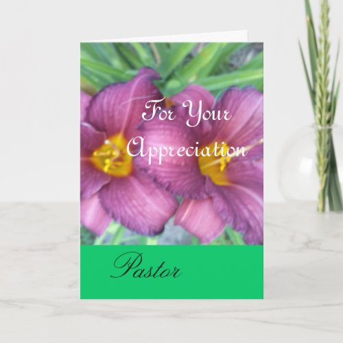 For Your Appreciation Thank You Card