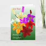 For Your Birthday  Daughter Card<br><div class="desc">A Greeting Card for a Daughter.</div>