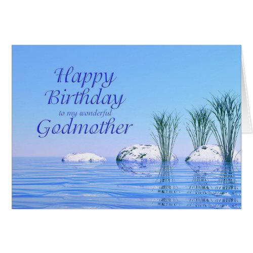 For your Godmother a Spa Like Blue Birthday