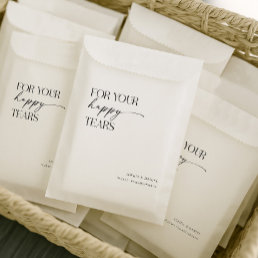 For Your Happy Tears Wedding Tissue Bag