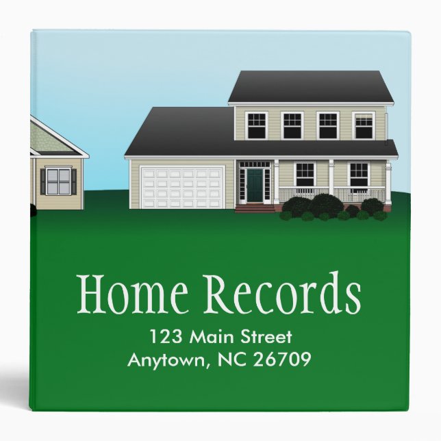 For Your Home Customizable Binder (Front)