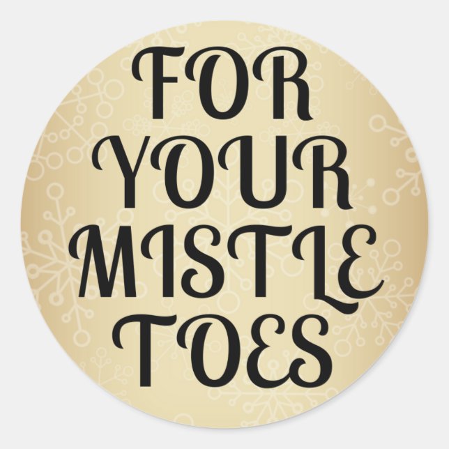For Your Mistle Toes Sticker for Nail Gifts (Front)