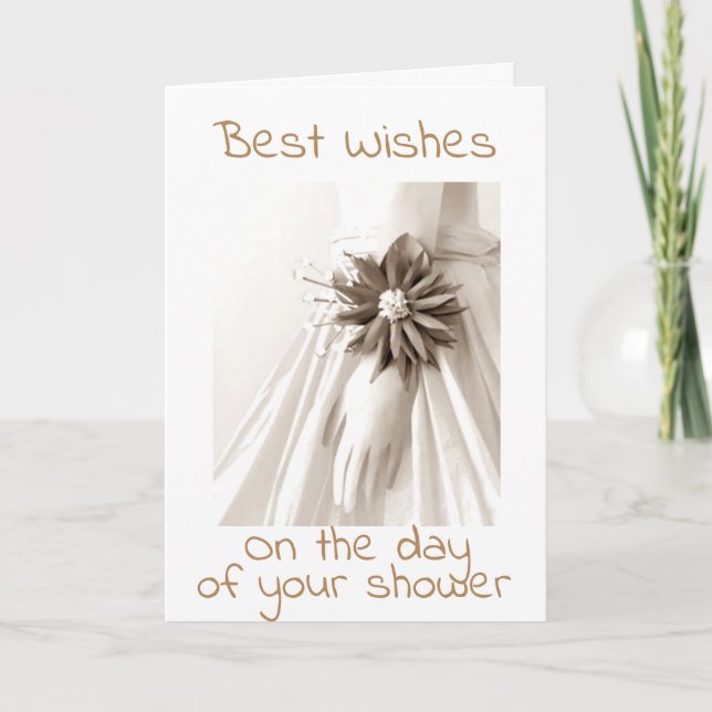 "FOR YOUR SHOWER" to my **VERY SPECIAL DAUGHTER*** Card (Front)