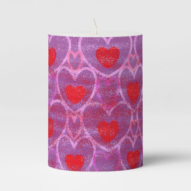 For Your Valentine's Day Dinner Burn a   Pillar Candle (Front)