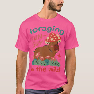 Foraging Fungi Capybara T-Shirt