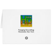 Foraging Groundhog Cards (Back Horizontal)
