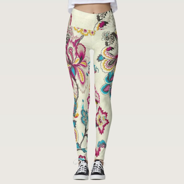 Foral Women's Leggings: Elevate Your Style legging (Front)